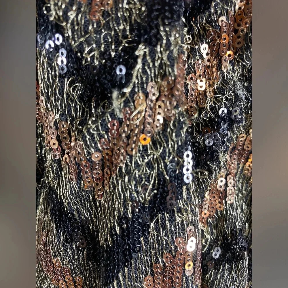 Ready for a party Zigzag Sequin Dress Forever 21 Sz 3X - Picture 7 of 8